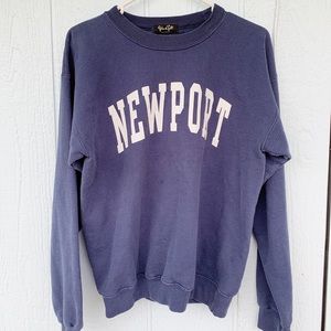 Dark faded blue Newport Pullover